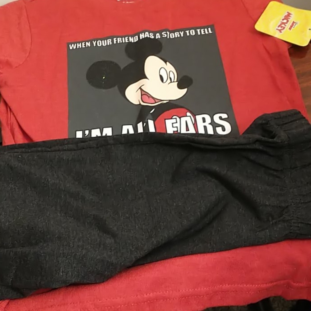 Lil Boys Mickey Mouse Short Sets